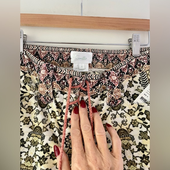 🌸 Camilla Soul Sisters Cordroy Stretch Flared Trouser Small - Picture 8 of 13